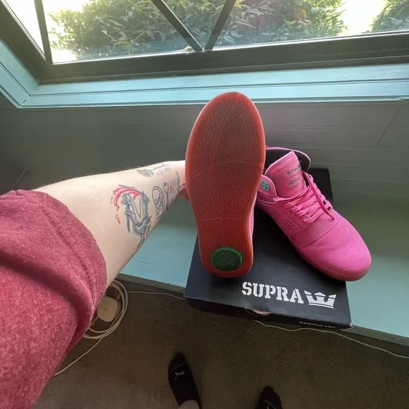 Supra Skytop III Rose Mint Sneakers - Picture 10 of 11
